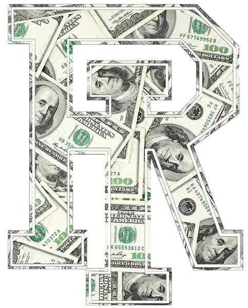 Rhode Island Rams Team Logo Money Print Premium DieCut Vinyl Decal PICK SIZE