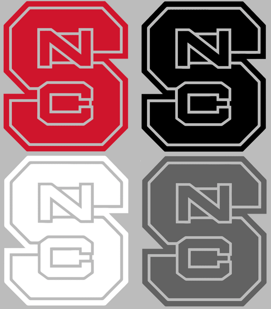 North Carolina NC State Wolfpack Team Logo Premium DieCut Vinyl Decal PICK COLOR & SIZE