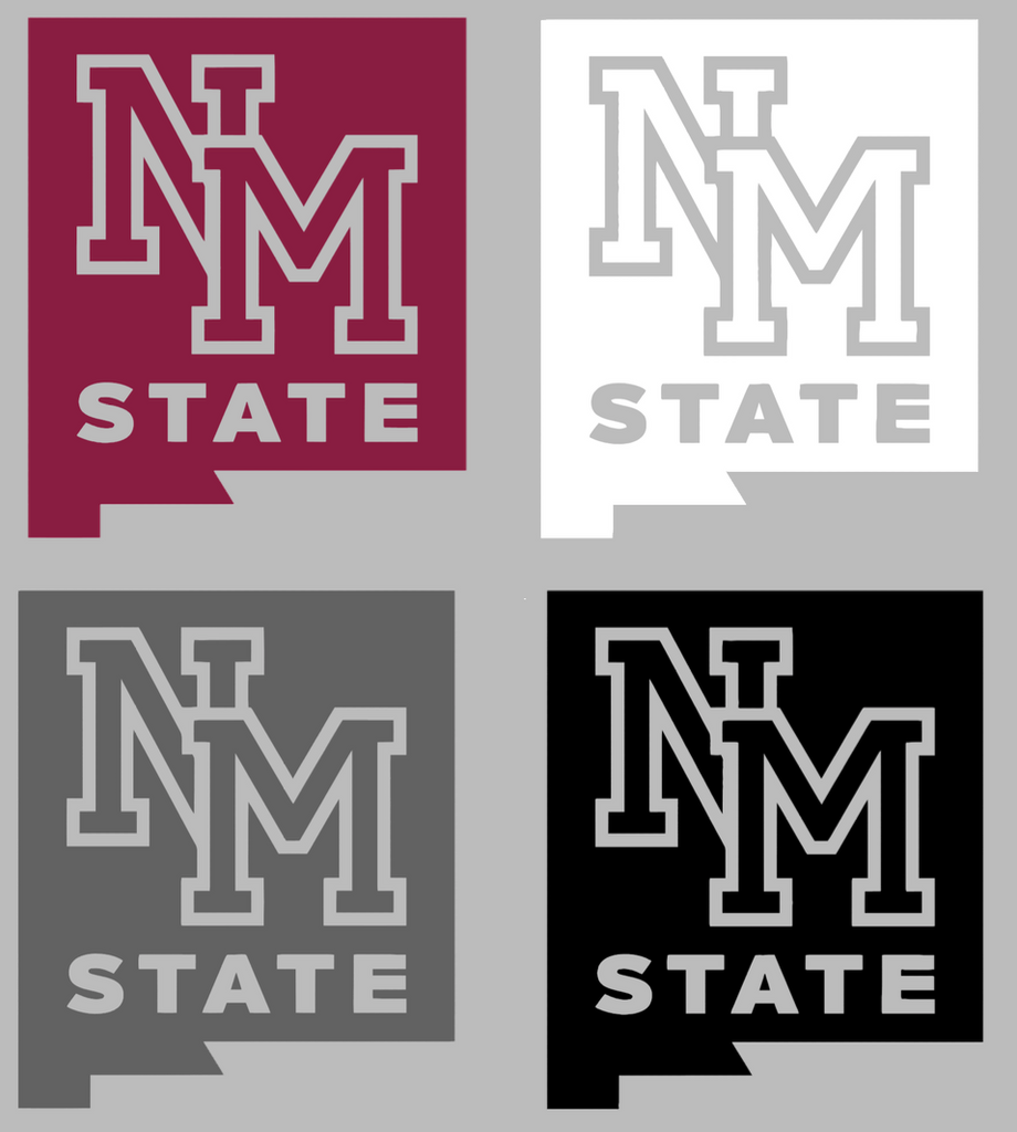 New Mexico State Aggies Retro Throwback Logo Premium DieCut Vinyl Decal PICK COLOR & SIZE