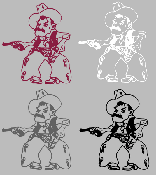 New Mexico State Aggies Retro Throwback Logo Premium DieCut Vinyl Decal PICK COLOR & SIZE