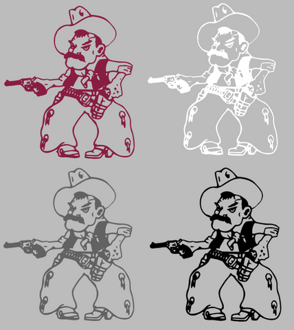 New Mexico State Aggies Retro Throwback Logo Premium DieCut Vinyl Decal PICK COLOR & SIZE