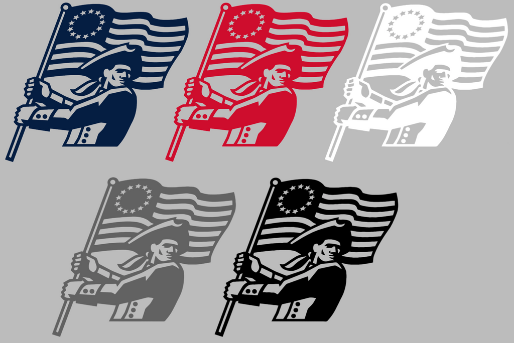 Robert Morris Colonials Alternate Logo Premium DieCut Vinyl Decal PICK COLOR & SIZE