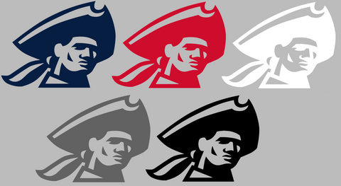 Robert Morris Colonials Mascot Logo Premium DieCut Vinyl Decal PICK COLOR & SIZE