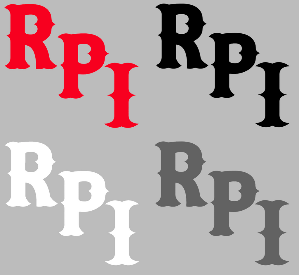 RPI Engineers Team Logo Premium DieCut Vinyl Decal PICK COLOR & SIZE