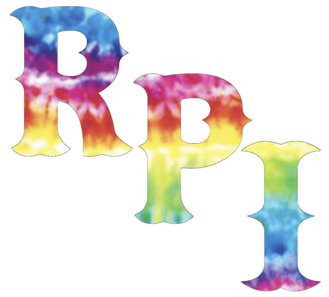 RPI Engineers Team Logo Crucial Catch Cancer Tie Dye Vinyl Decal PICK SIZE