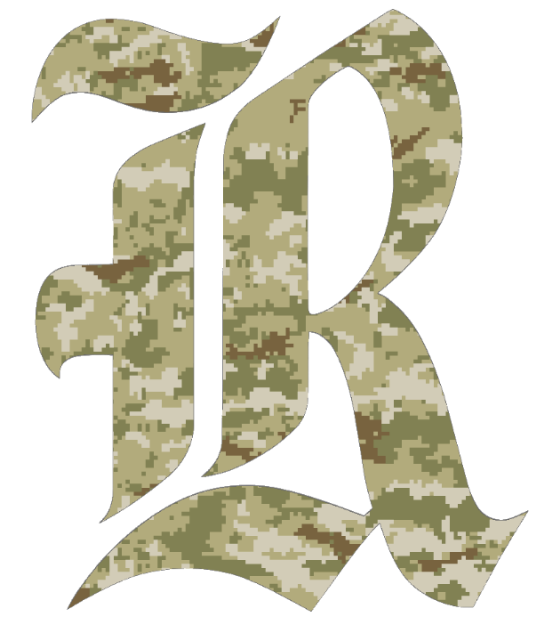 Rice Owls Team Logo Salute to Service Camouflage Camo Vinyl Decal PICK SIZE