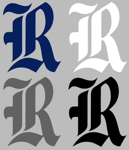 Rice Owls Team Logo Premium DieCut Vinyl Decal PICK COLOR & SIZE