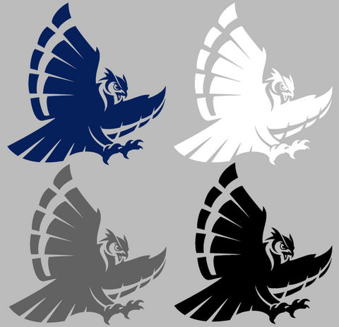 Rice Owls Alternate Logo Premium DieCut Vinyl Decal PICK COLOR & SIZE