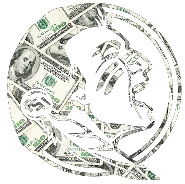 Florida State Seminoles Team Logo Money Print Premium DieCut Vinyl Decal PICK SIZE