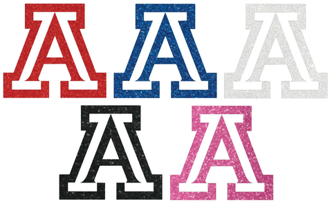 Arizona Wildcats Metallic Sparkle Team Logo Premium DieCut Vinyl Decal PICK COLOR & SIZE