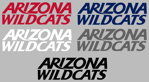 Arizona Wildcats Team Name Logo Premium DieCut Vinyl Decal PICK COLOR & SIZE