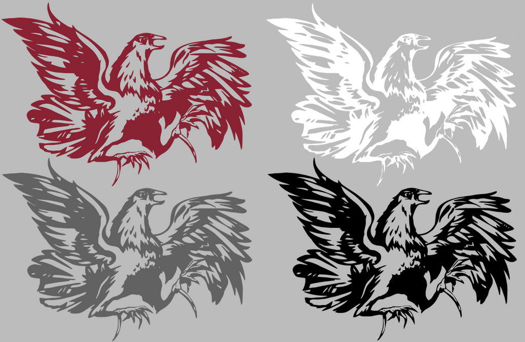 South Carolina Gamecocks Retro Throwback Logo Premium DieCut Vinyl Decal PICK COLOR & SIZE