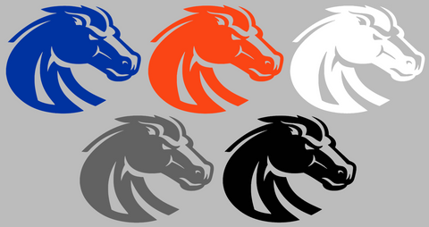 Boise State Broncos Team Logo Premium DieCut Vinyl Decal PICK COLOR & SIZE