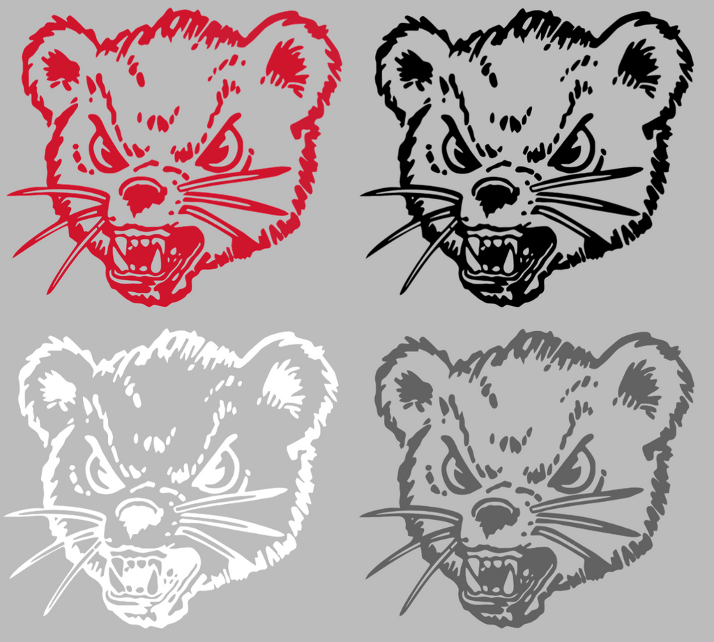 Cincinnati Bearcats Retro Throwback Logo Premium DieCut Vinyl Decal PICK COLOR & SIZE