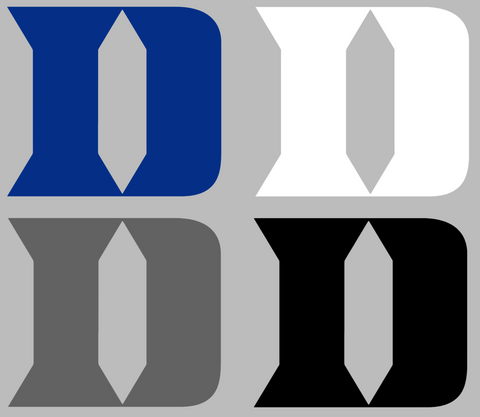 Duke Blue Devils Team Logo Premium DieCut Vinyl Decal PICK COLOR & SIZE