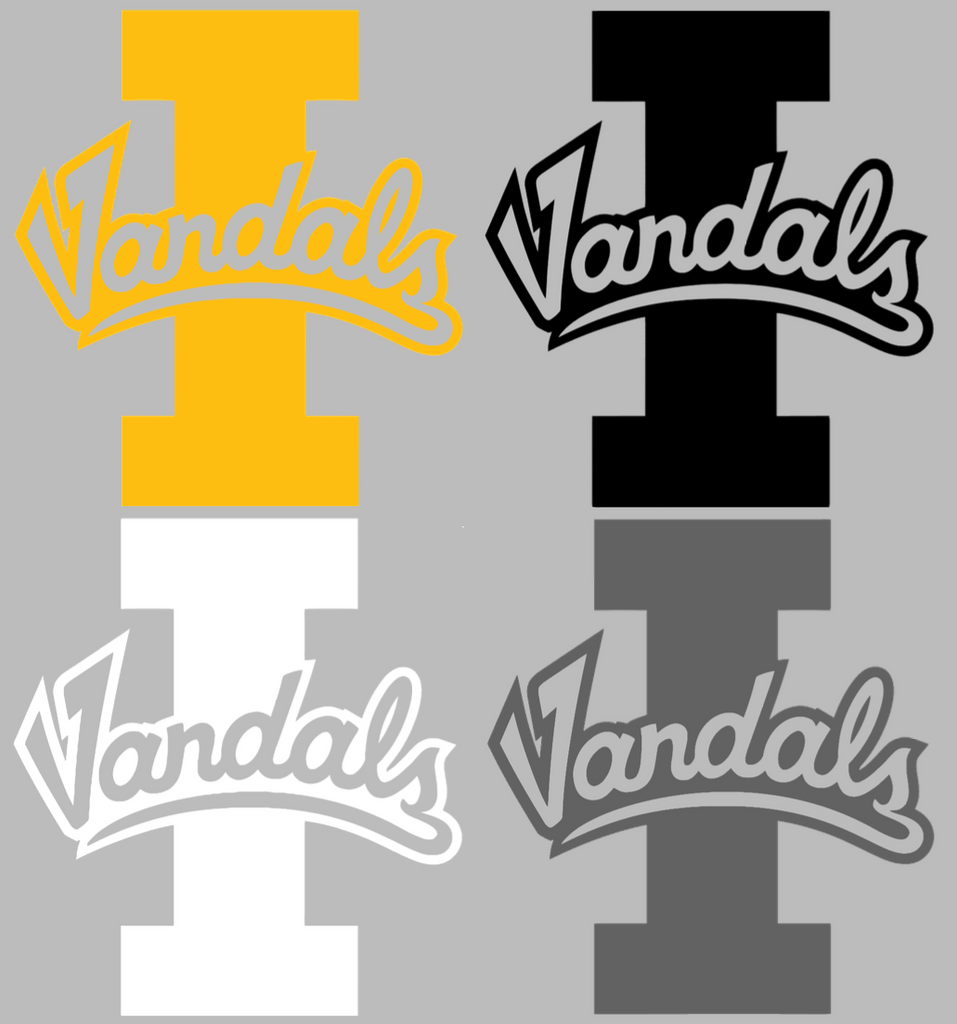 Idaho Vandals Team Logo Premium DieCut Vinyl Decal PICK COLOR & SIZE