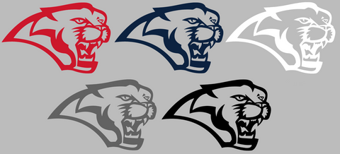 Houston Cougars Retro Throwback Logo Premium DieCut Vinyl Decal PICK COLOR & SIZE