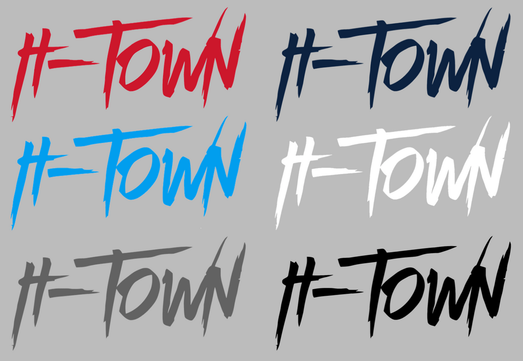 Houston Cougars H-Town Logo Premium DieCut Vinyl Decal PICK COLOR & SIZE
