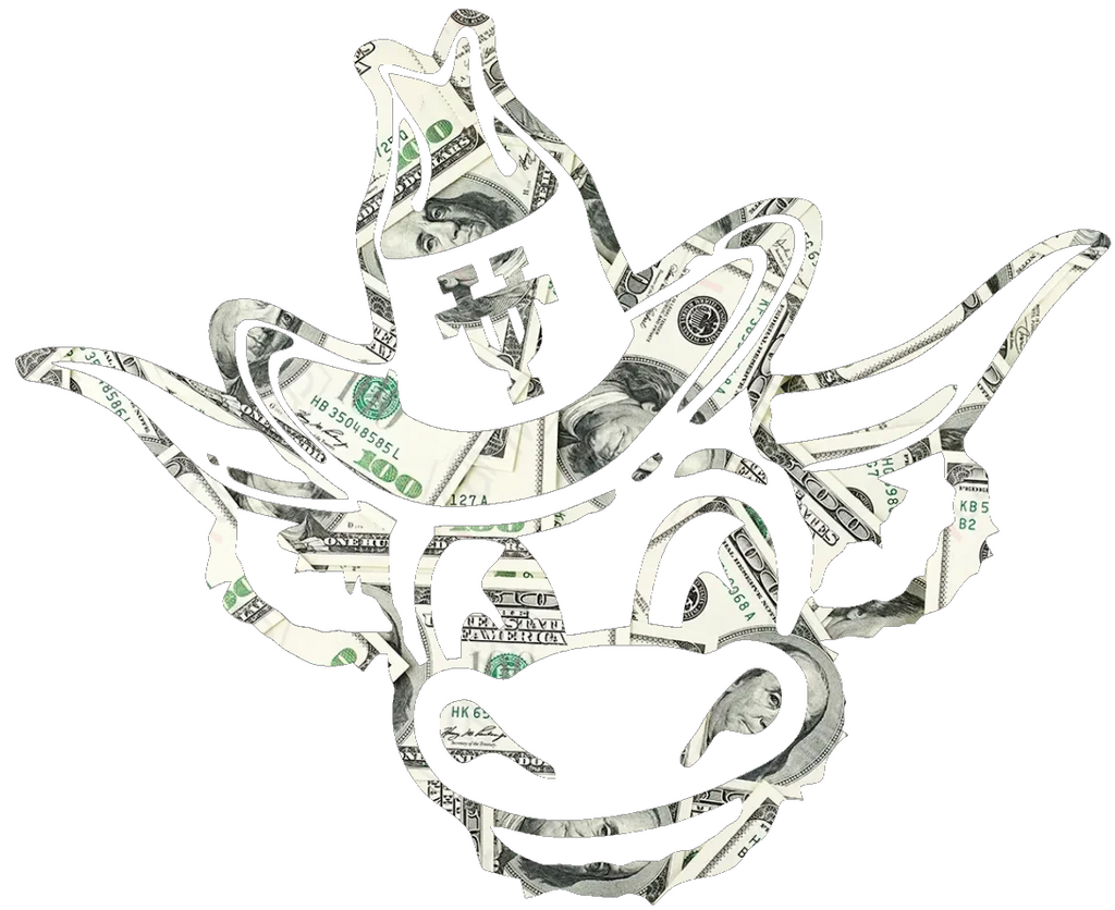 Texas Longhorns Retro Throwback Logo Money Print Premium DieCut Vinyl Decal PICK SIZE