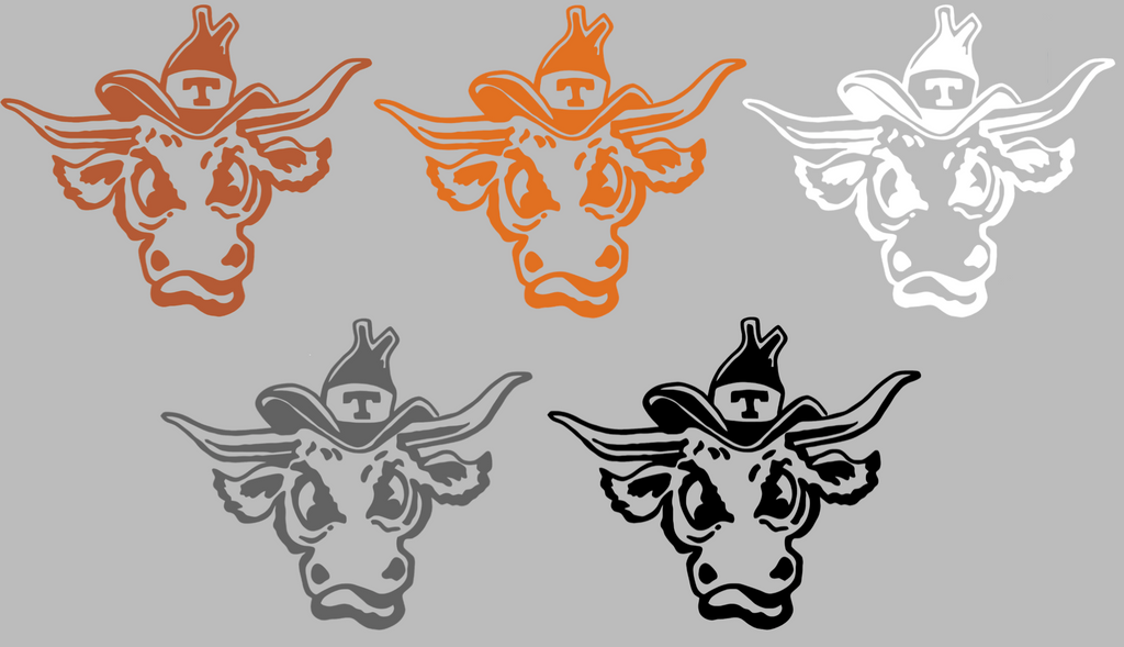 Texas Longhorns Retro Throwback Logo Premium DieCut Vinyl Decal PICK COLOR & SIZE