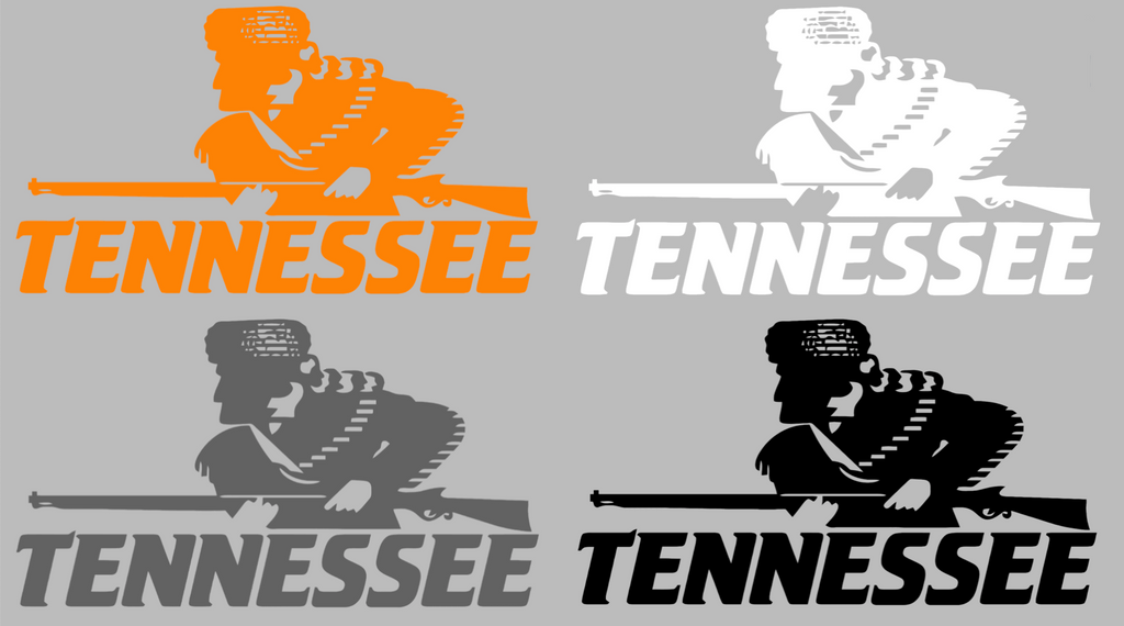 Tennessee Volunteers Retro Throwback Logo Premium DieCut Vinyl Decal PICK COLOR & SIZE