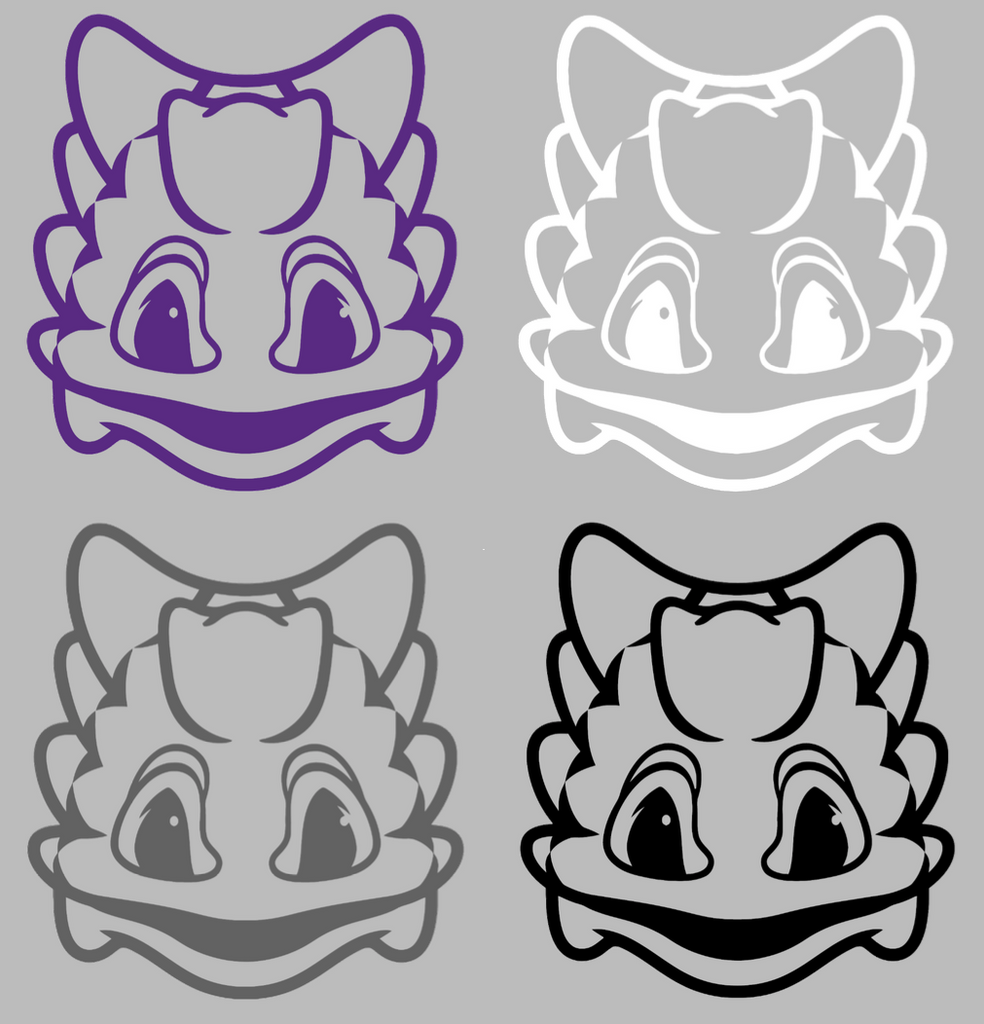 TCU Horned Frogs Super Frog Mascot Logo Premium DieCut Vinyl Decal PICK COLOR & SIZE