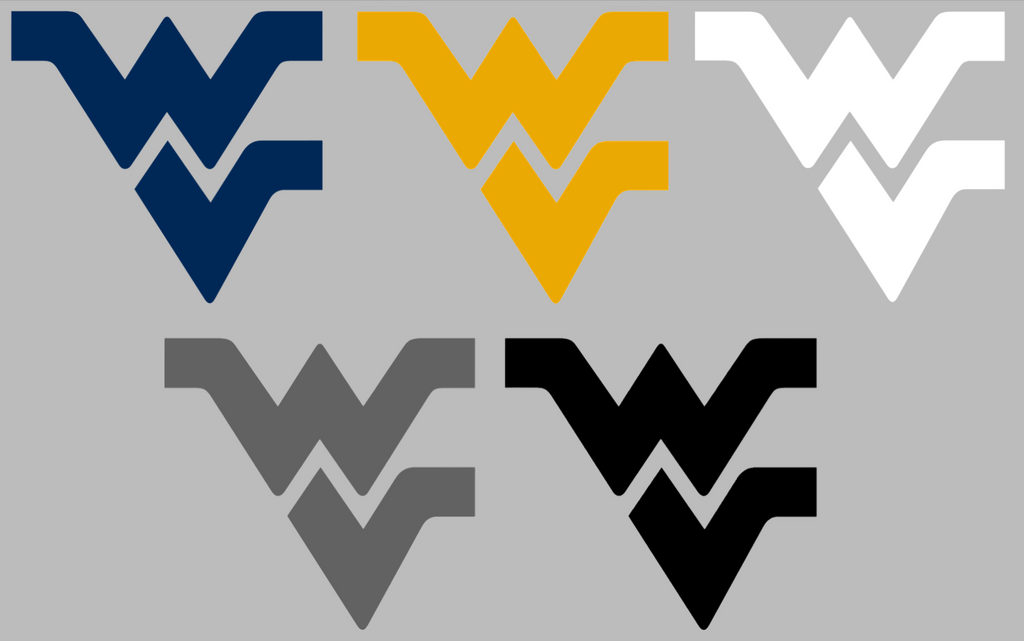 West Virginia Mountaineers Team Logo Premium DieCut Vinyl Decal PICK COLOR & SIZE