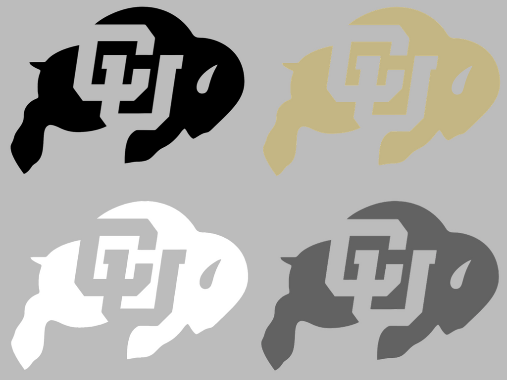 Colorado Buffaloes Alternate Logo Premium DieCut Vinyl Decal PICK COLOR & SIZE
