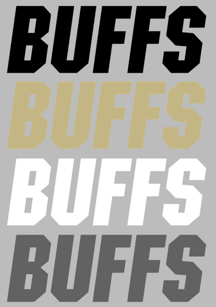 Colorado Buffaloes Buffs Logo Premium DieCut Vinyl Decal PICK COLOR & SIZE