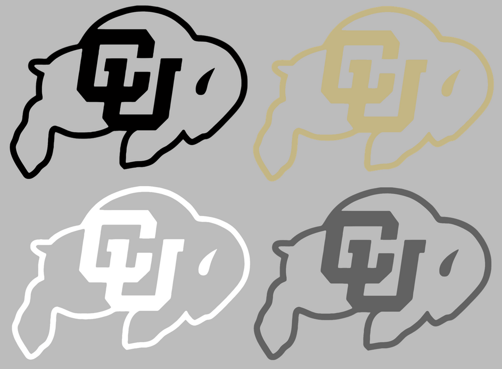 Colorado Buffaloes Team Logo Premium DieCut Vinyl Decal PICK COLOR & SIZE