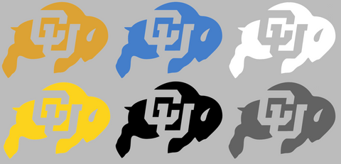 Colorado Buffaloes Retro Throwback Logo Premium DieCut Vinyl Decal PICK COLOR & SIZE