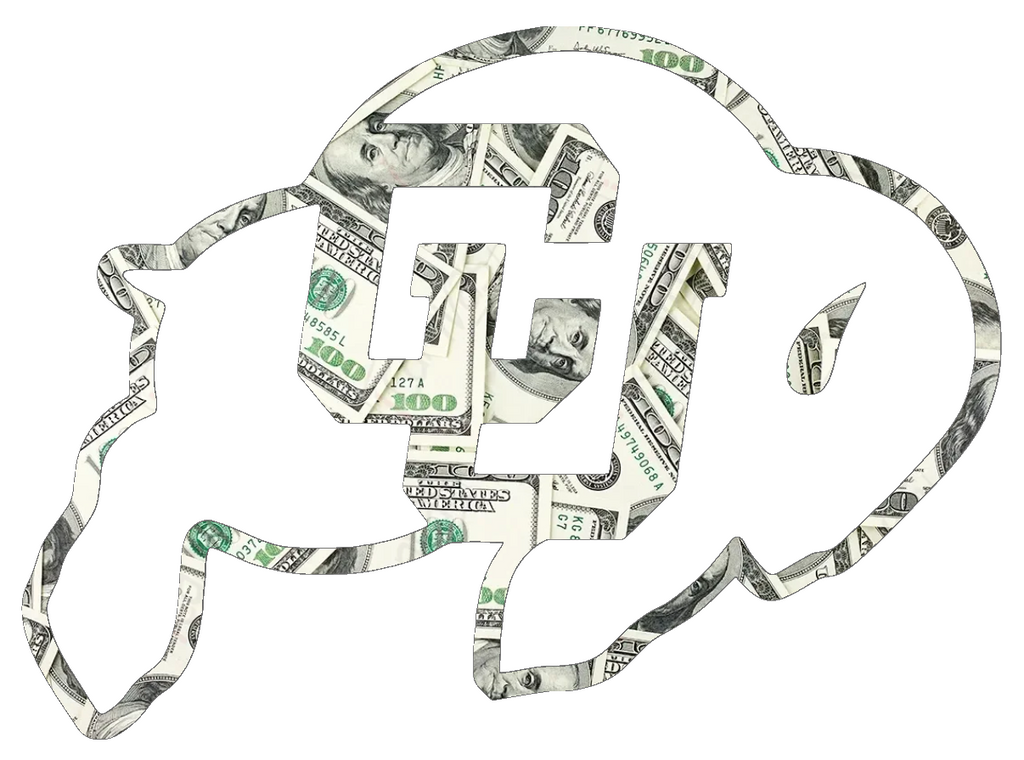 Colorado Buffaloes Team Logo Money Print Premium DieCut Vinyl Decal PICK SIZE