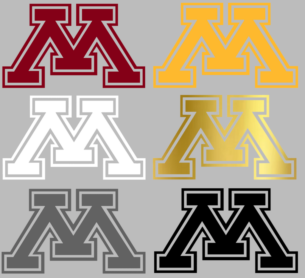 Minnesota Gophers Team Logo Premium DieCut Vinyl Decal PICK COLOR & SIZE