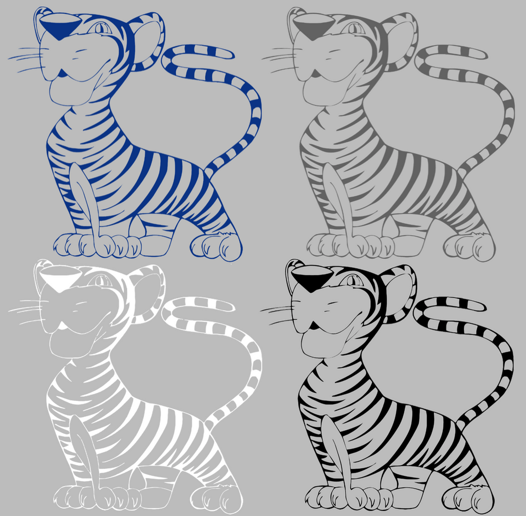 Memphis Tigers Retro Throwback Logo Premium DieCut Vinyl Decal PICK COLOR & SIZE