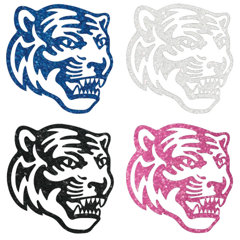 Memphis Tigers Metallic Sparkle Mascot Logo Premium DieCut Vinyl Decal PICK COLOR & SIZE