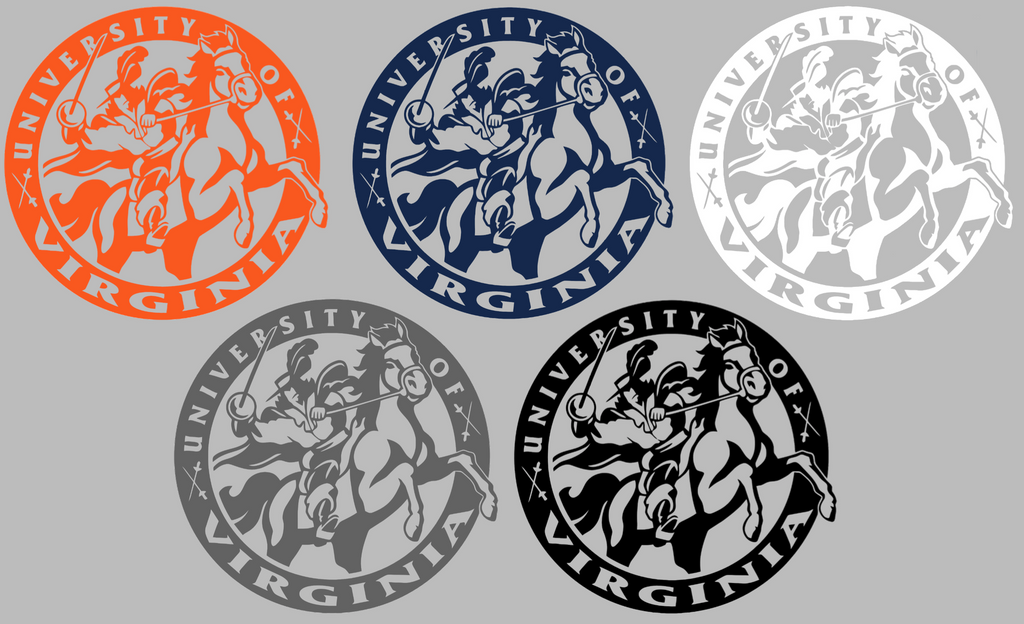 Virginia Cavaliers Retro Throwback Premium DieCut Vinyl Decal PICK COLOR & SIZE