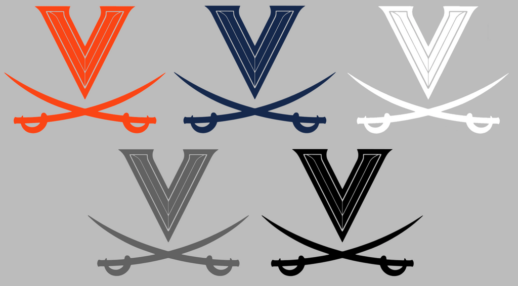 Virginia Cavaliers Team Logo Premium DieCut Vinyl Decal PICK COLOR & SIZE