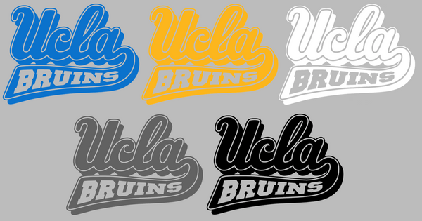UCLA Bruins Retro Throwback Logo Premium DieCut Vinyl Decal PICK COLOR & SIZE