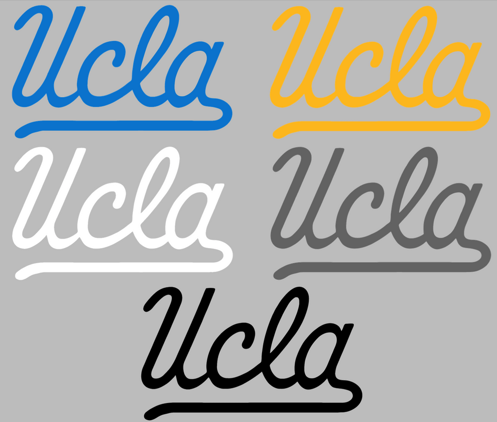 UCLA Bruins Retro Throwback Logo Premium DieCut Vinyl Decal PICK COLOR & SIZE