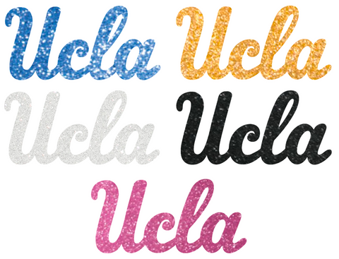 UCLA Bruins Metallic Sparkle Team Logo Premium DieCut Vinyl Decal PICK COLOR & SIZE