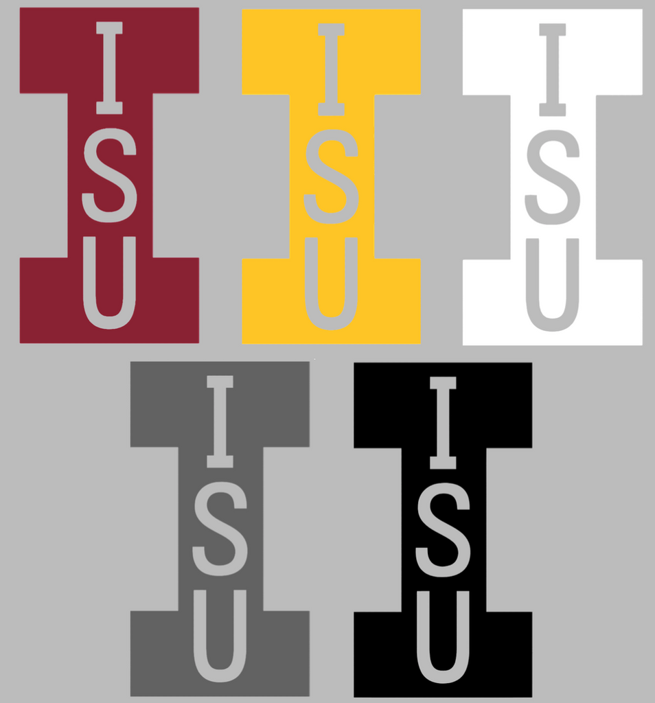 Iowa State Cyclones ISU Logo Premium DieCut Vinyl Decal PICK COLOR & SIZE