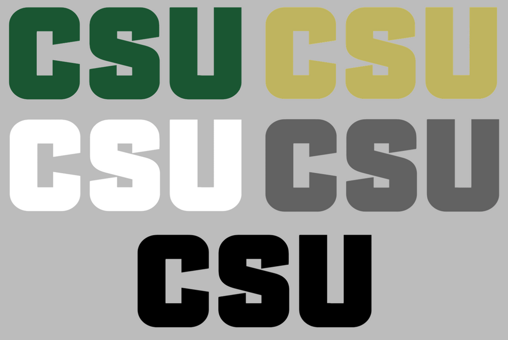 Colorado State Rams CSU Logo Premium DieCut Vinyl Decal PICK COLOR & SIZE