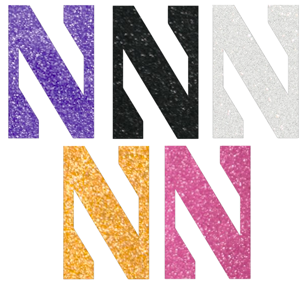 Northwestern Wildcats Metallic Sparkle Team Logo Premium DieCut Vinyl Decal PICK COLOR & SIZE
