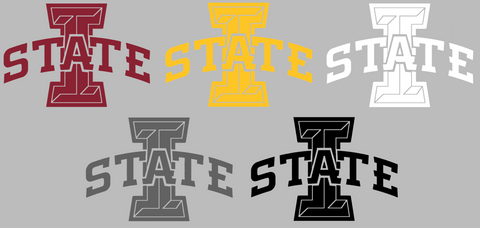 Iowa State Cyclones Team Logo Premium DieCut Vinyl Decal PICK COLOR & SIZE