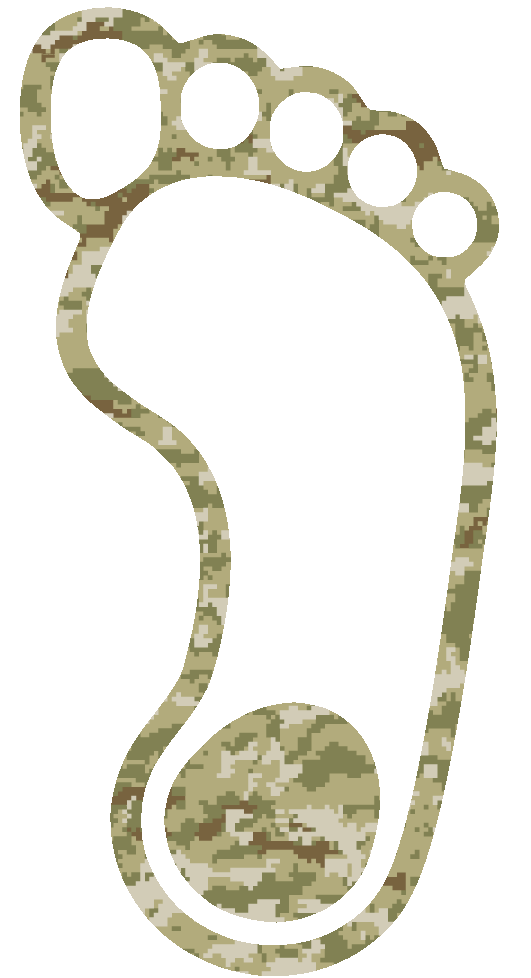 North Carolina Tar Heels Alternate Logo Salute to Service Camouflage Camo Vinyl Decal PICK SIZE