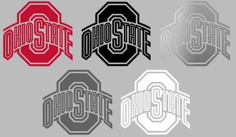 Ohio State Buckeyes Retro Throwback Logo Premium DieCut Vinyl Decal PICK COLOR & SIZE
