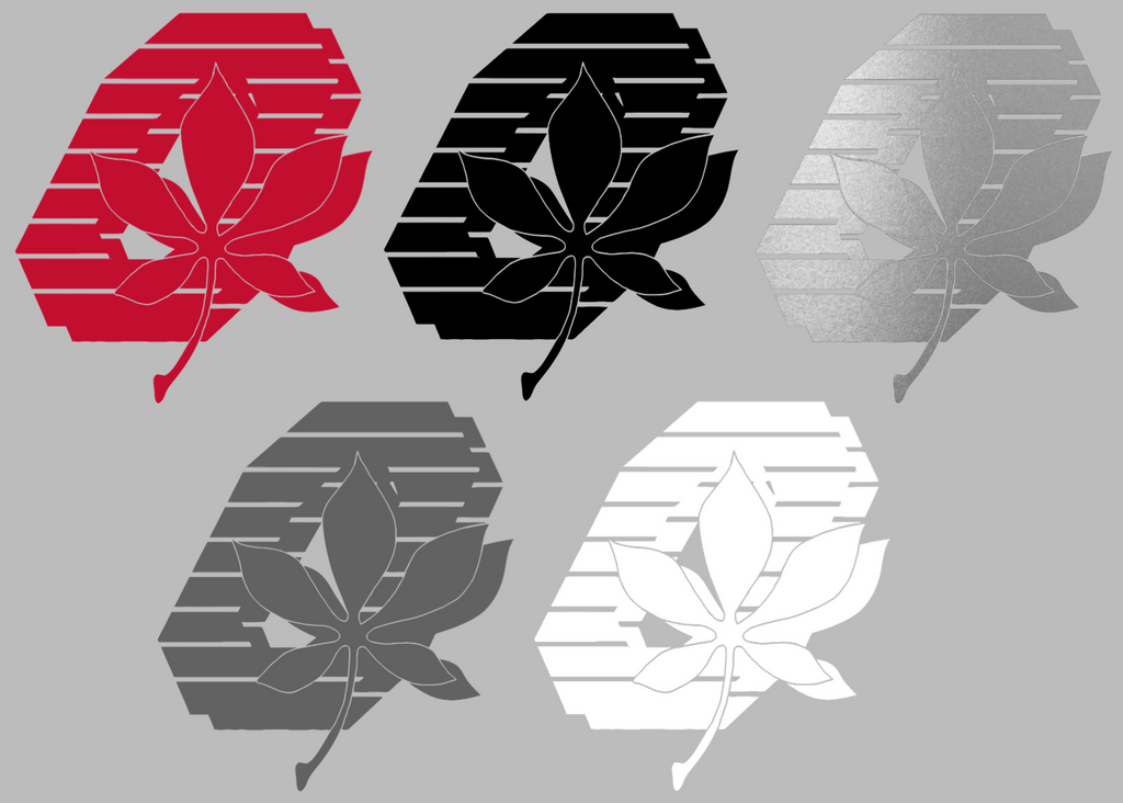 Ohio State Buckeyes Retro Throwback Logo Premium DieCut Vinyl Decal PICK COLOR & SIZE