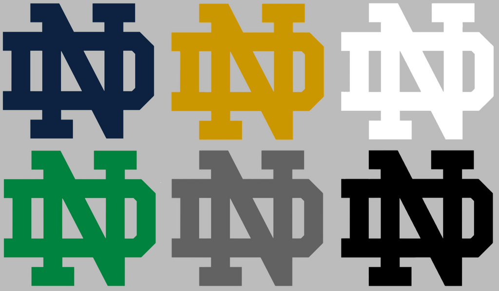 Notre Dame Fighting Irish Team Logo Premium DieCut Vinyl Decal PICK COLOR & SIZE