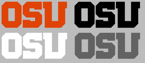 Oregon State Beavers OSU Logo Premium DieCut Vinyl Decal PICK COLOR & SIZE