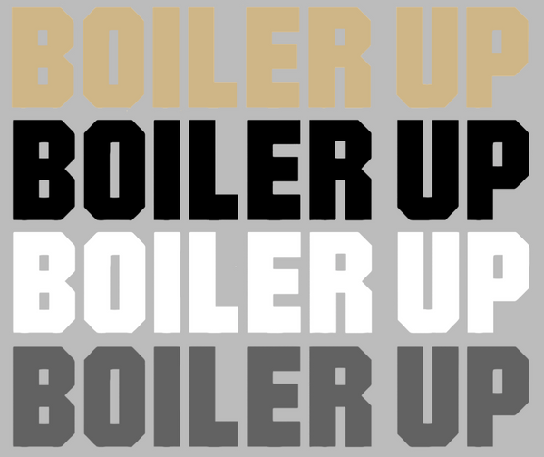 Purdue Boilermakers Boiler Up Logo Premium DieCut Vinyl Decal PICK COLOR & SIZE